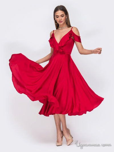 Платье Dressa, цвет красный