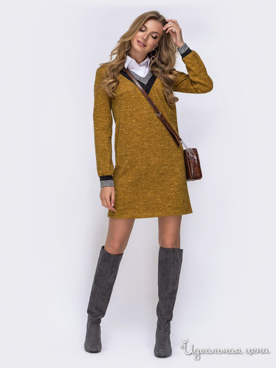 Платье Dressa, цвет желтый