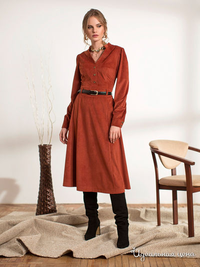 Платье Dressa, цвет терракотовый