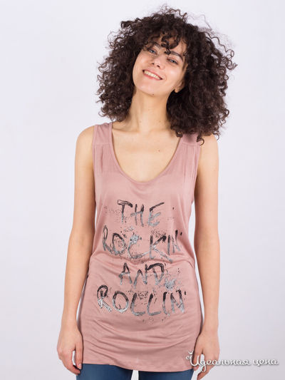 Майка Only, цвет коричневый