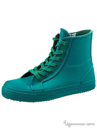 Кеды резиновые KEDDO, цвет зеленый