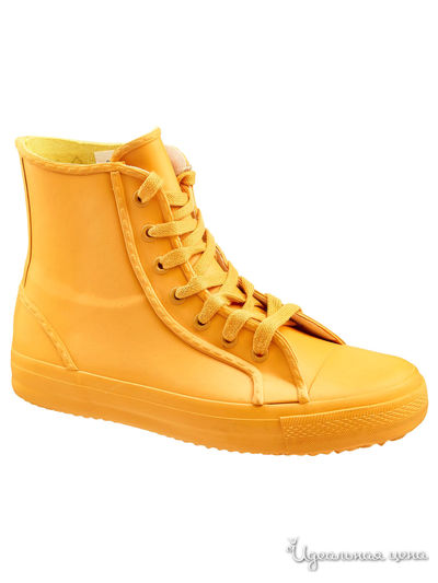 Кеды резиновые KEDDO, цвет желтый