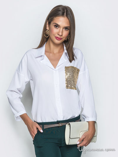 Блуза Dressa, цвет молочный