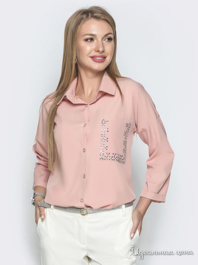 Блуза Dressa, цвет розовый