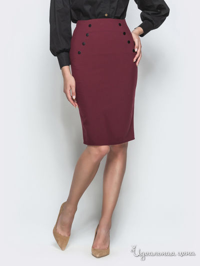 Юбка Dressa, цвет бордовый