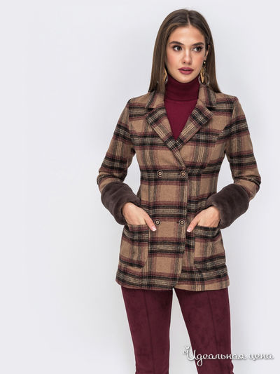 Пиджак Dressa, цвет коричневый