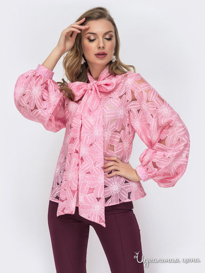 Блуза Dressa, цвет розовый