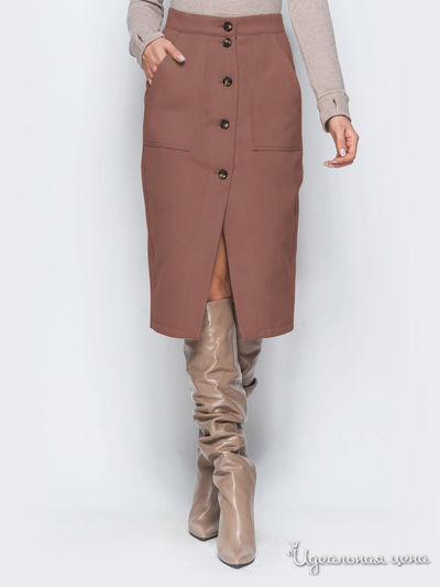 Юбка Dressa, цвет коричневый