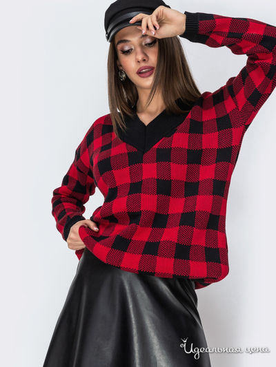 Пуловер Dressa, цвет красный