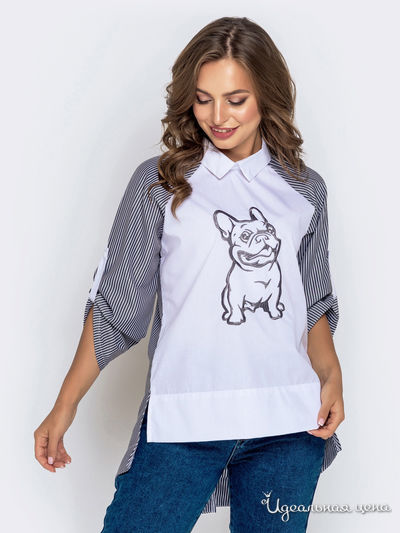 Блуза Dressa, цвет белый