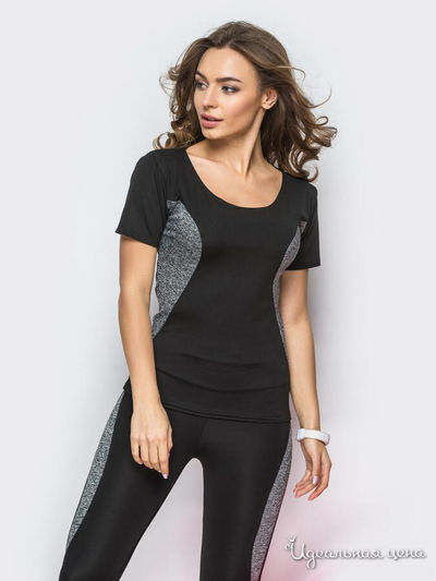 Футболка Dressa, цвет черный, синий