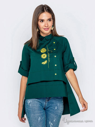 Рубашка Dressa, цвет зеленый