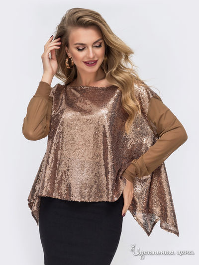 Блуза Dressa, цвет бежевый