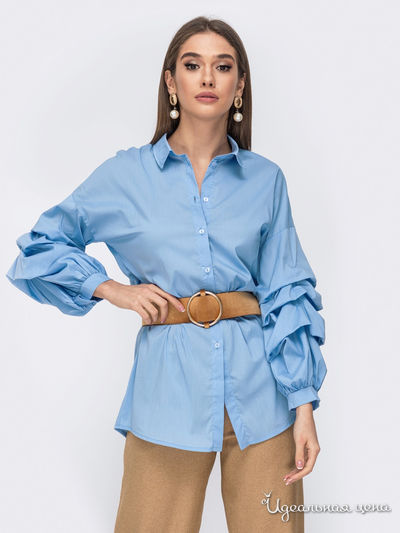 Рубашка Dressa, цвет голубой