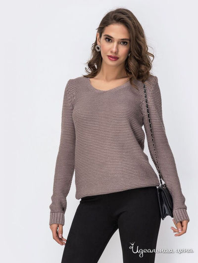 Пуловер Dressa, цвет коричневый