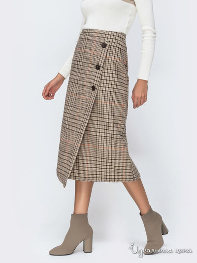 Юбка Dressa, цвет коричневый