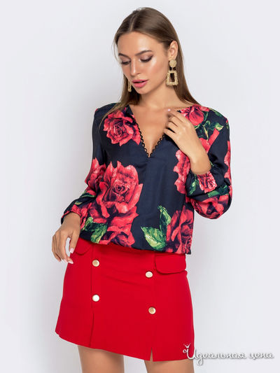 Блуза Dressa, цвет черный