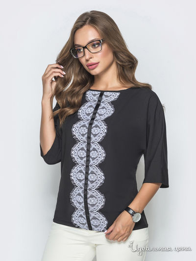 Блуза Dressa, цвет черный