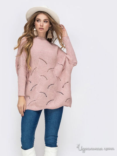 Свитер Dressa, цвет розовый