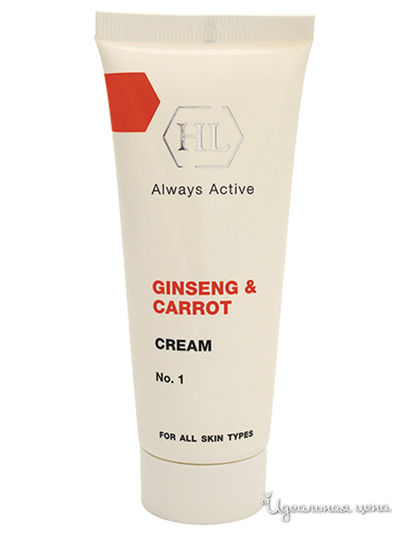Крем для лица №1 GINSENG&CARROT Cream, 70 мл, Holy Land