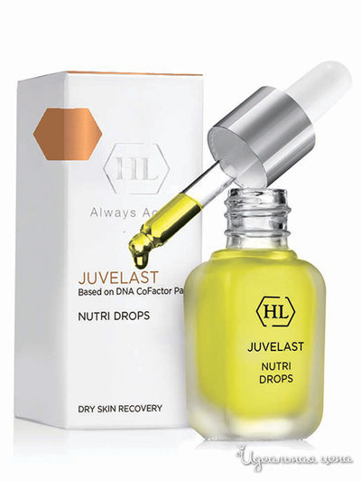Концентрат для лица масляный JUVELAST Nutri Drops, 15 мл, Holy Land