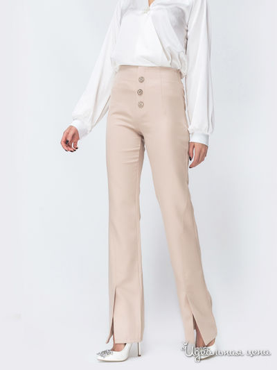 Брюки Dressa, цвет бледно-бежевый