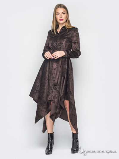 Платье Dressa, цвет коричневый