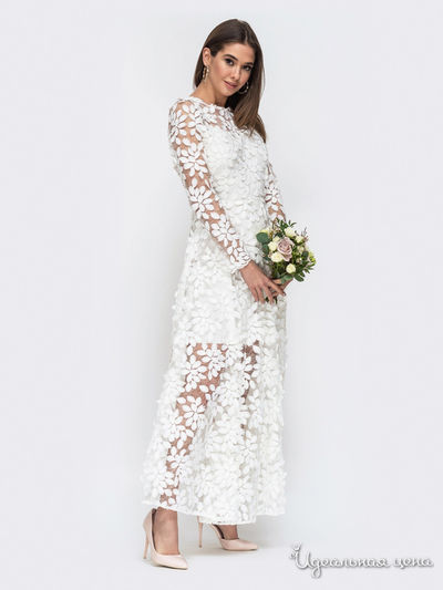 Платье Dressa, цвет белый