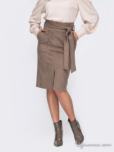 Юбка Dressa, цвет темно-бежевый