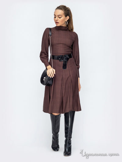 Платье Dressa, цвет коричневый