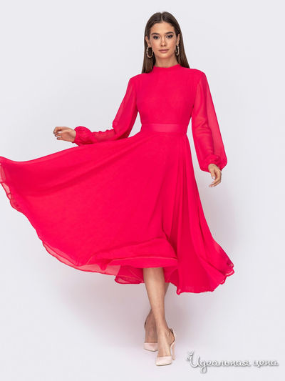 Платье Dressa, цвет ярко-розовый