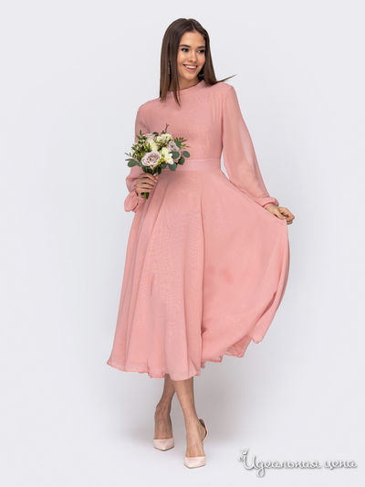 Платье Dressa, цвет светло-розовый
