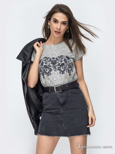 Футболка Dressa, цвет серый