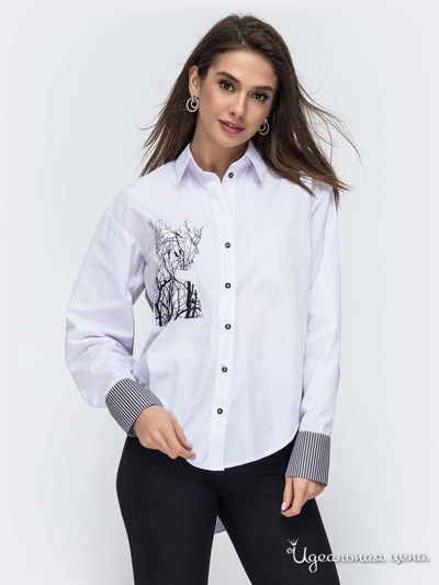 Блуза Dressa, цвет белый