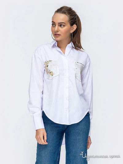 Блуза Dressa, цвет белый