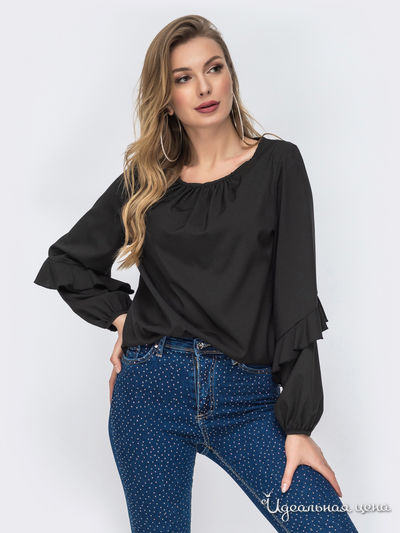 Блуза Dressa, цвет черный