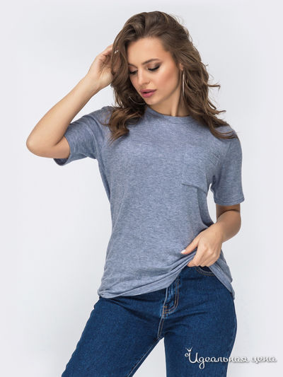 Футболка Dressa, цвет голубой