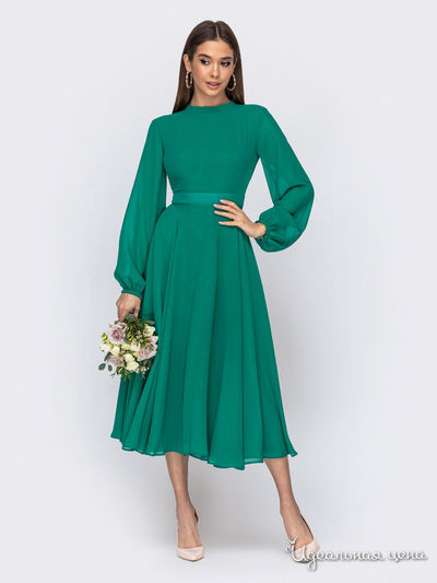 Платье Dressa, цвет зеленый