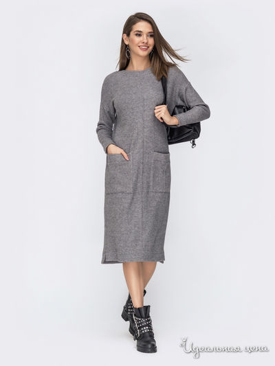 Платье Dressa, цвет серый