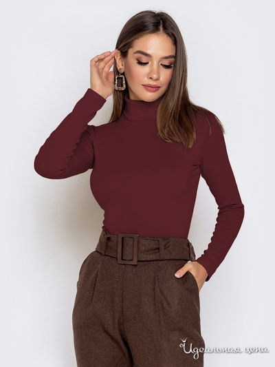 Водолазка Dressa, цвет бордовый