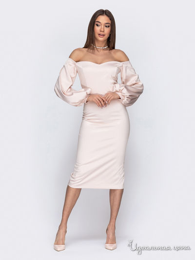 Платье Dressa, цвет бледно-розовый