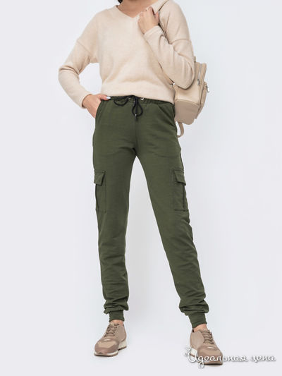 Брюки Dressa, цвет хаки