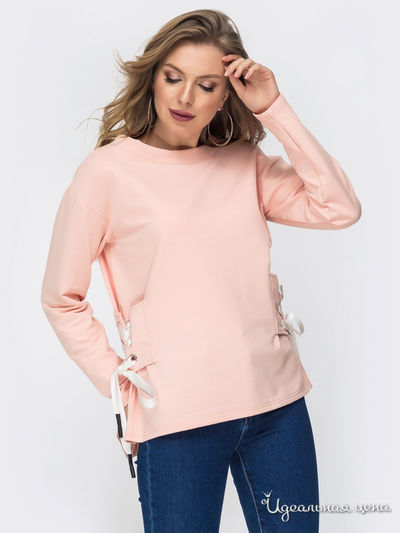 Свитшот Dressa, цвет светло-персиковый