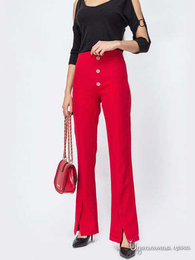 Брюки Dressa, цвет красный