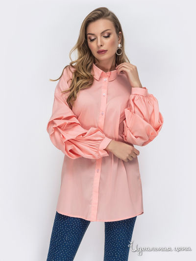 Рубашка Dressa, цвет персиковый