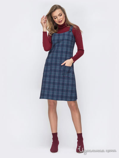 Сарафан Dressa, цвет синий