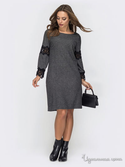 Платье Dressa, цвет серый