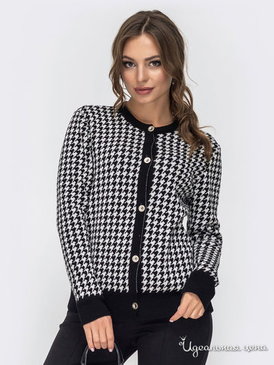 Кардиган Dressa, цвет черный, белый