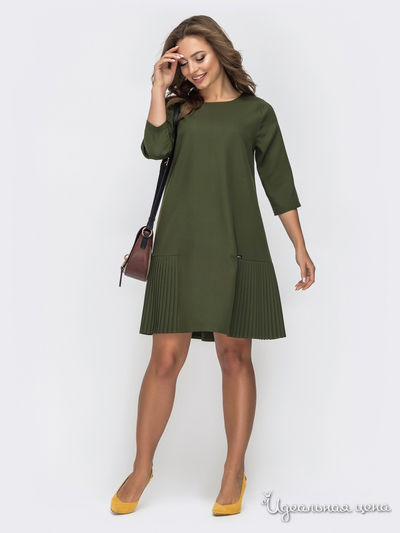 Платье Dressa, цвет хаки