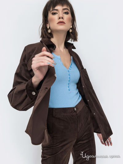 Рубашка Dressa, цвет коричневый